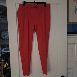 Van Heusen Women's Red Straight Leg Pants